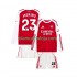 Camisola Arsenal Merino 23 Criança Equipamento Primeiro 2025-2026 Manga Comprida